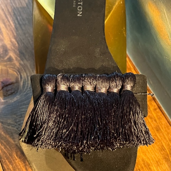 Halston Heritage Fran Tobago Fringe Sandals - Picture 6 of 9